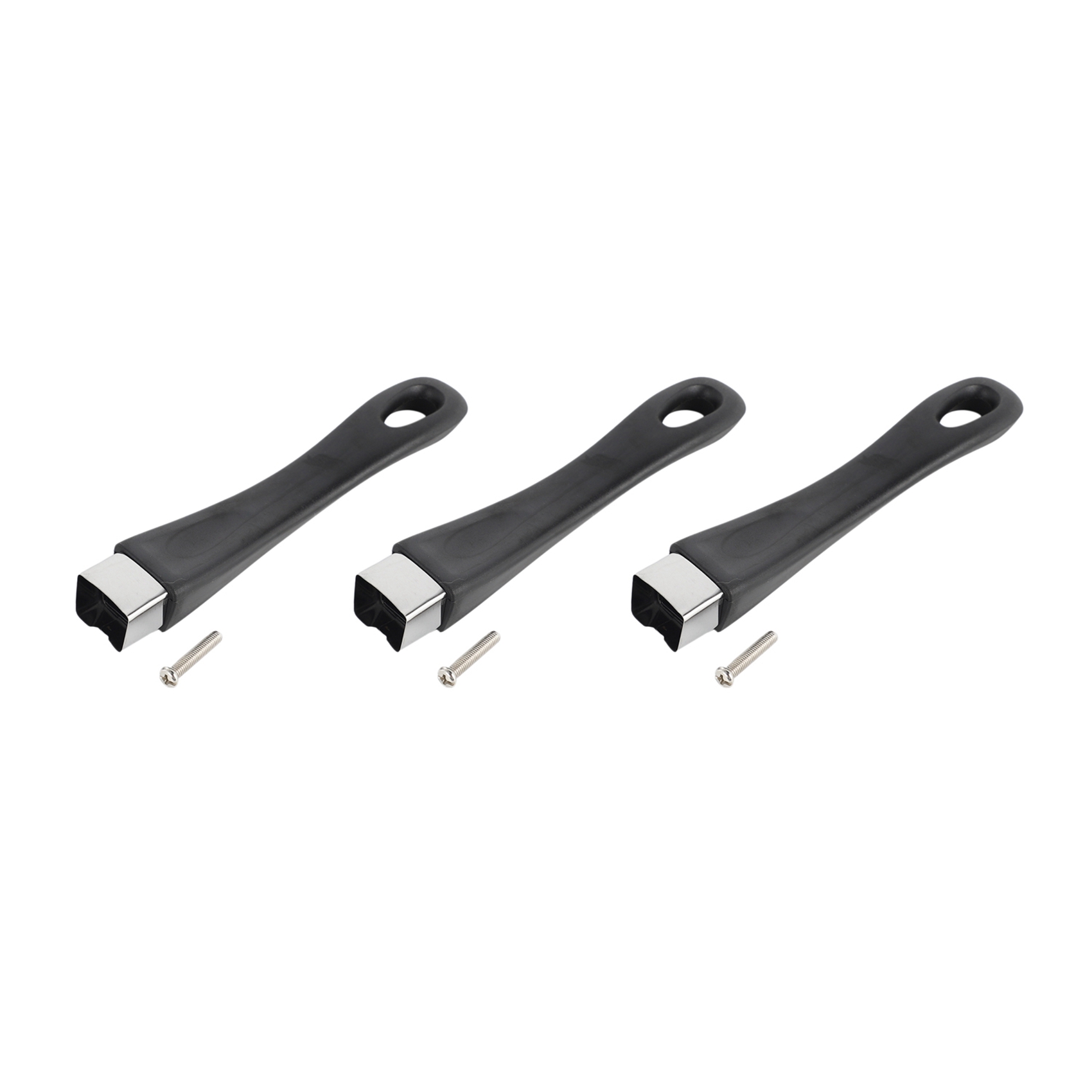 fasdaga 3X Black Replacement Bakelite Handle for Pan Pot Cookware