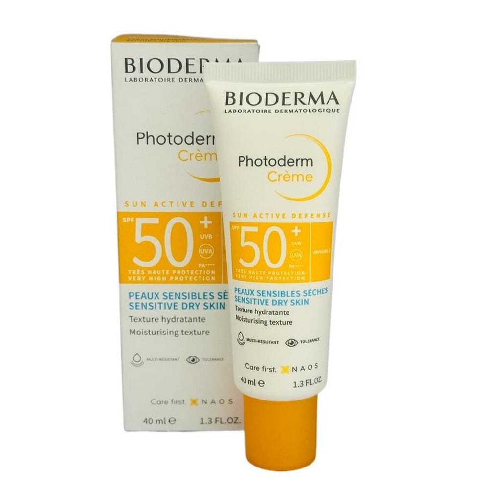 Bioderma Photoderm SPF 50+ Creme Reduces Spots and Wrinkles Antioxidant Boosted Sunscreen, 40ml