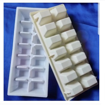 2 Pcs Kitchen Ice Tray Easy Release Icecube Trays, 28 Cube