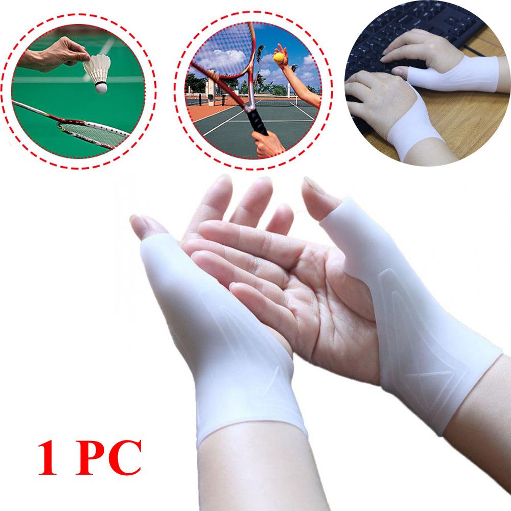 1 pcs Hot Thumb Compression Silicone Gel Therapy Glove Wrist Hand Support Pressure Corrector Anti Arthritis Gloves