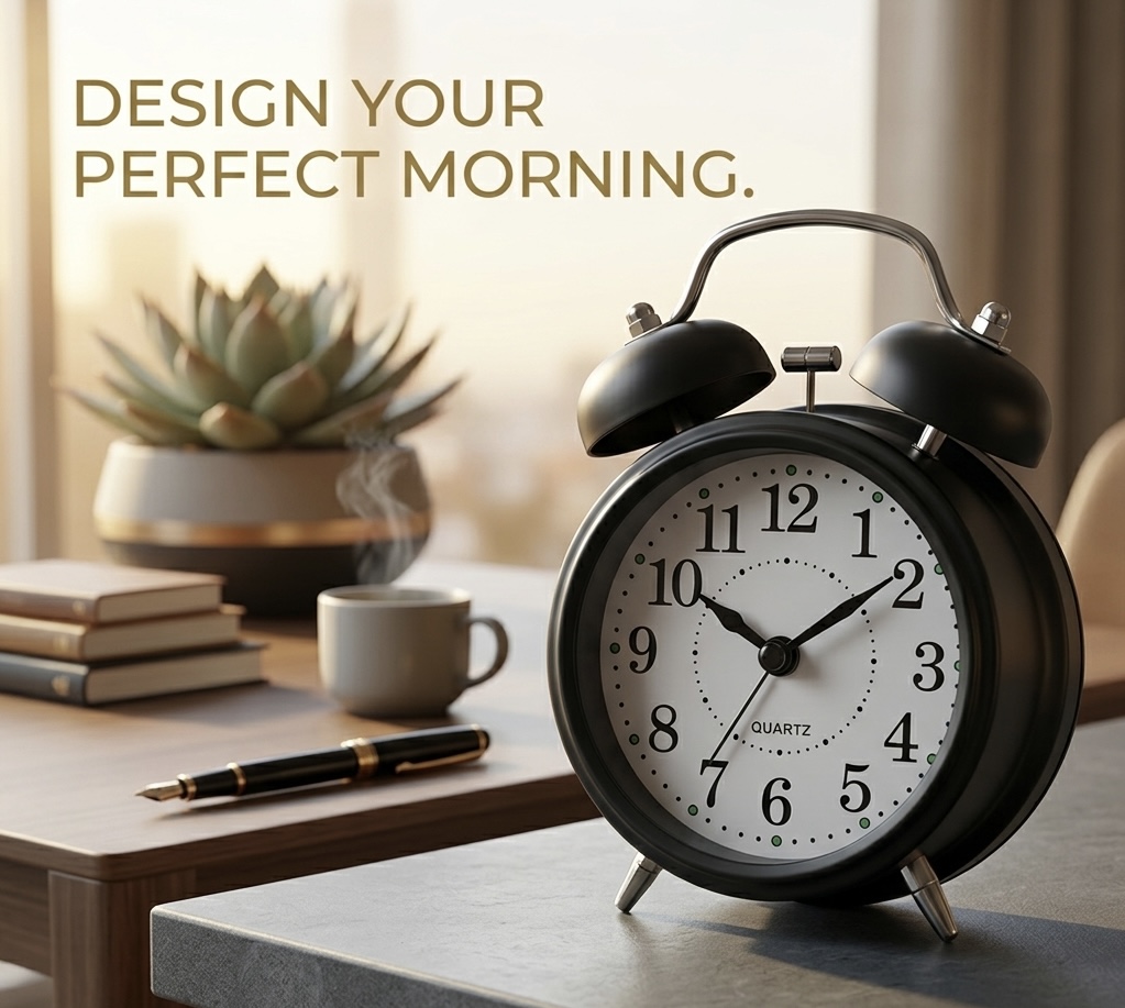Vintage Classic Twin Bell Alarm Clock - Metal Body with Loud Mechanical Hammer Alarm, Nightlight & Silent Quartz Movement for Home/Office Decor || Sold By Best Suppliers