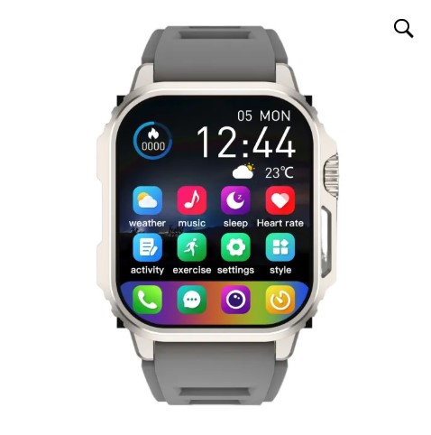 Corn CW8 MAX Smartwatch Bluetooth calling 1.96″Inch Retina Screen| Scratch Proof | IP67 Water Resistant| Wireless charging +NFC