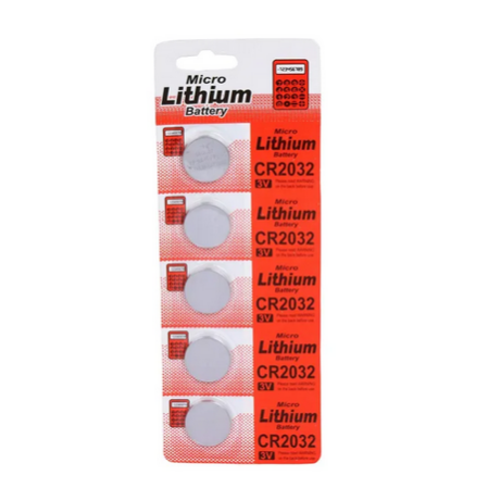 Maxell CR2032 Lithium Battery 3V, Set Of 5