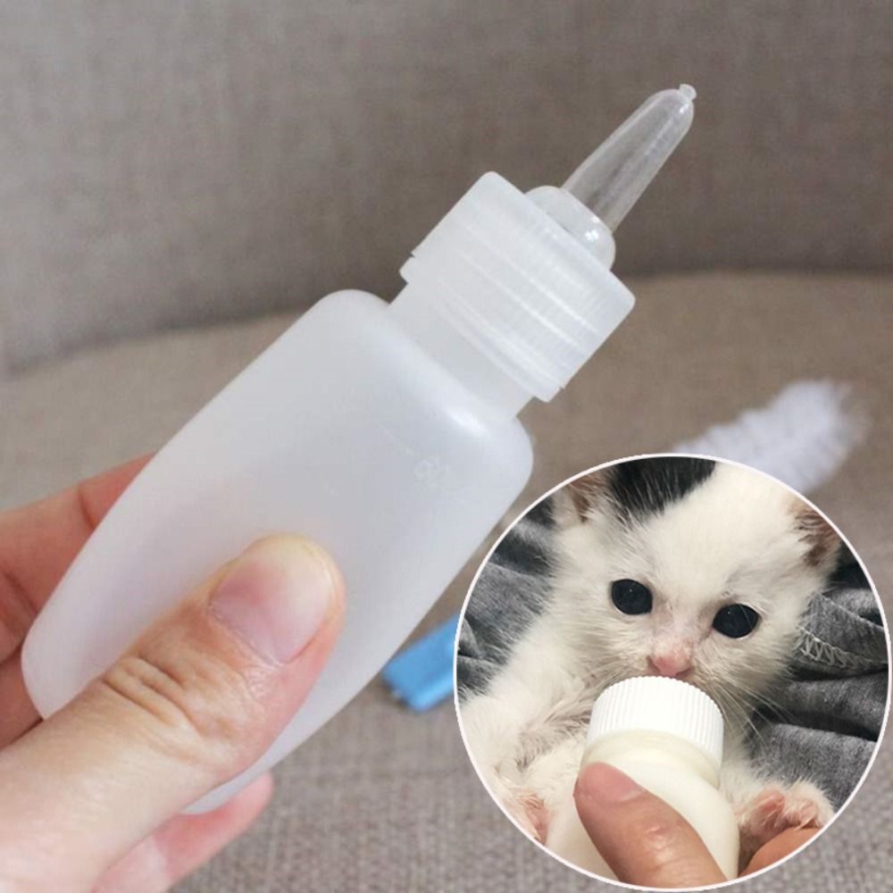 Drinking Cat Baby Nursing Pet Feeding Bottle Silicone 60ml Cat Feeding Bottle Water Milk Feeder Dog Feeders