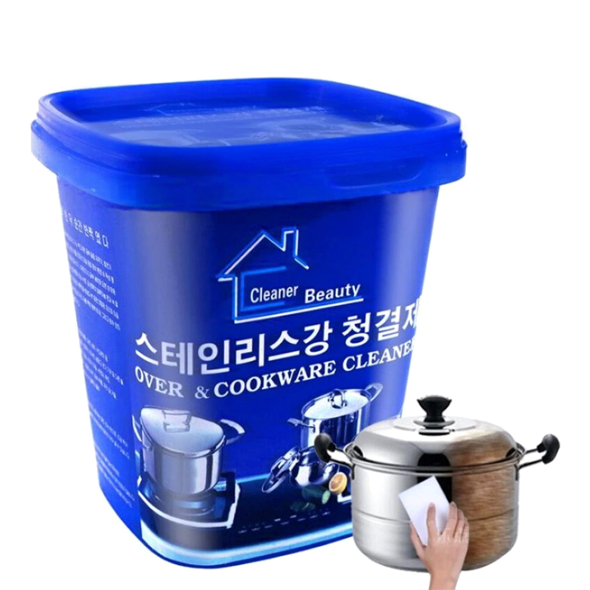 Household Stainless Steel Cleaning Paste Powerful Oven&cookware Cleaner Kitchen Washing Pot Bottom Black Scale Decontamination