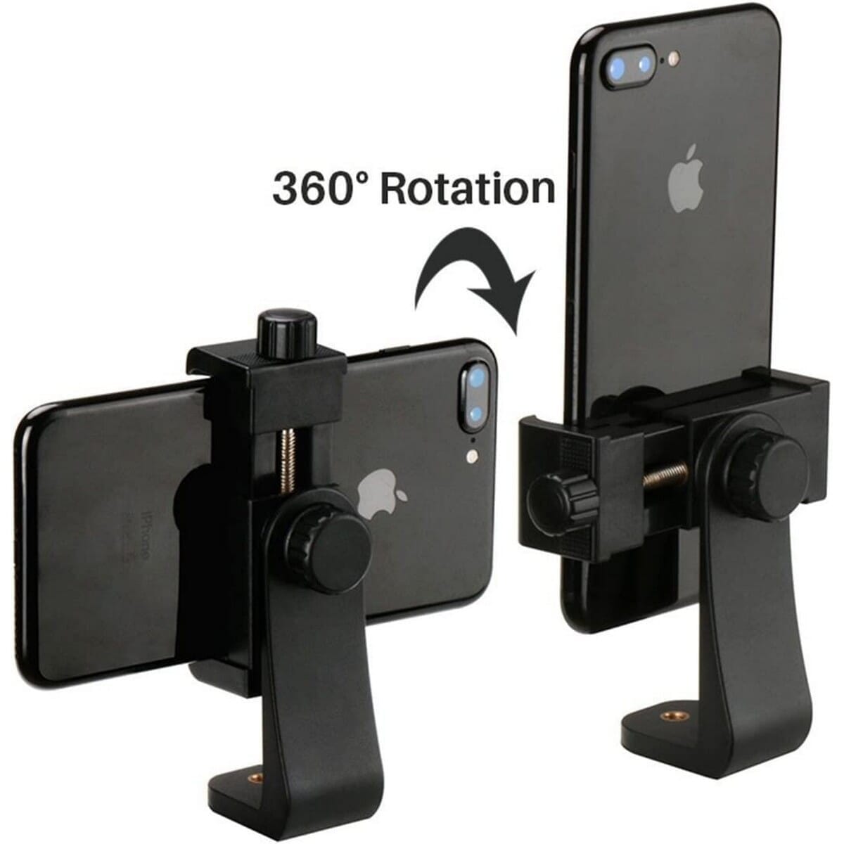 360° Mobile Holder For Tripod Camera Stand Clip Bracket Mount Adapter For Mobile Phone