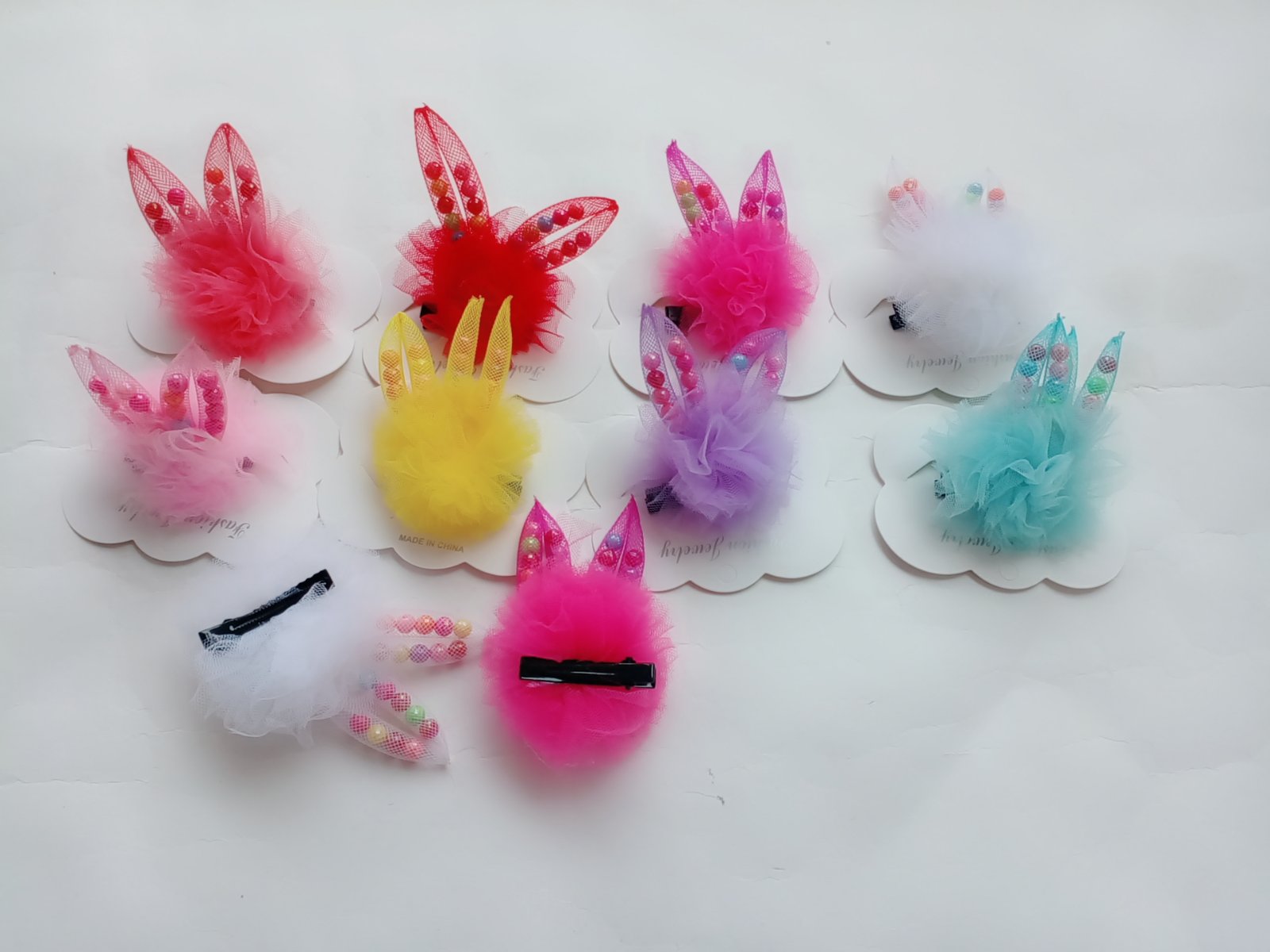 1Pcs Trendy Ribbon Hair Clip For Baby Girl