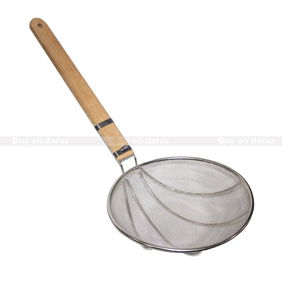 Heavy Duty Stainer With Wooden Handle