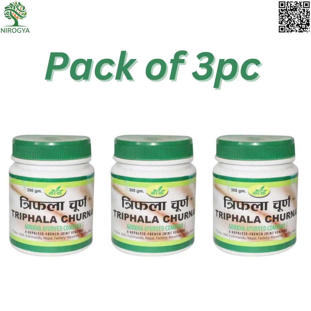 Gorkha Triphala Churna 300grm Pack of 3pc