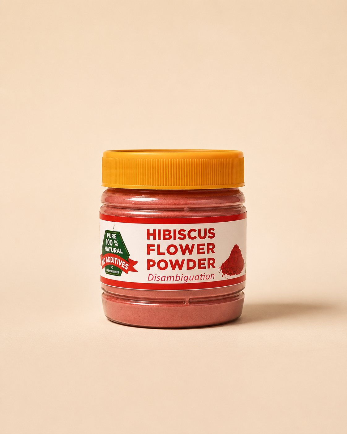 Hibiscus Flower Powder 150gm Natural Hibiscus Tea Powder Herbal Drink, Hair Mask & Beauty Care 100% Natural No Additives