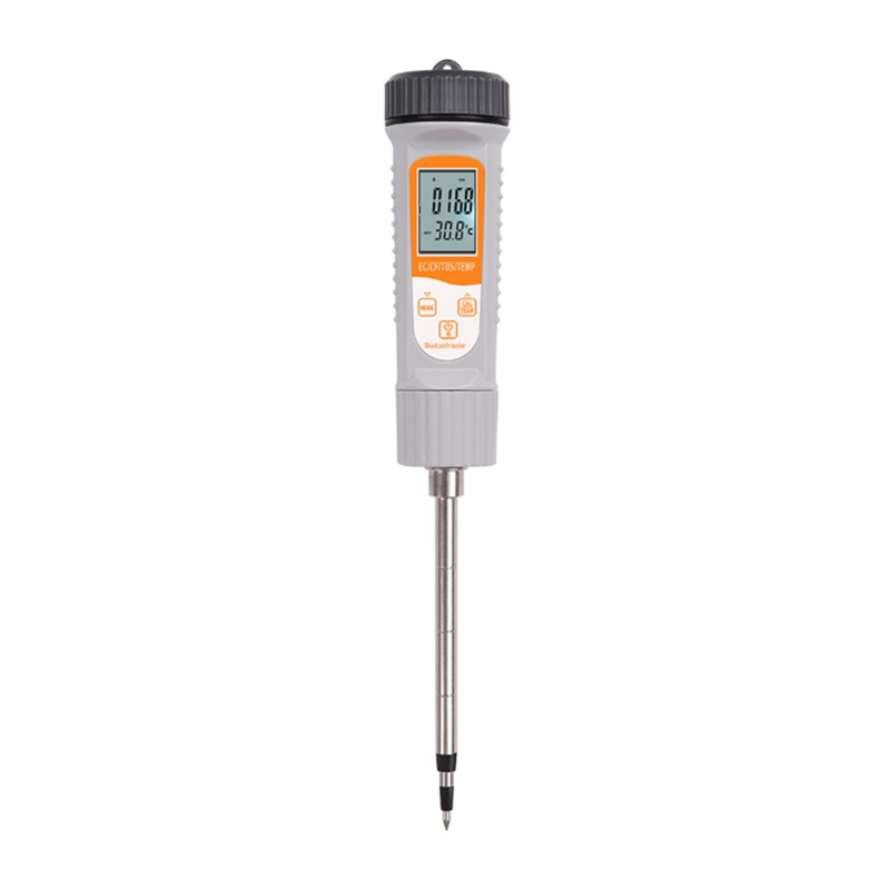 NCANRUI 4 in 1 Soil Tester with Bluetooth EC/TDS/ Temperature Meter Soil Detector for Hydroponics Planting Garden Greenhouse