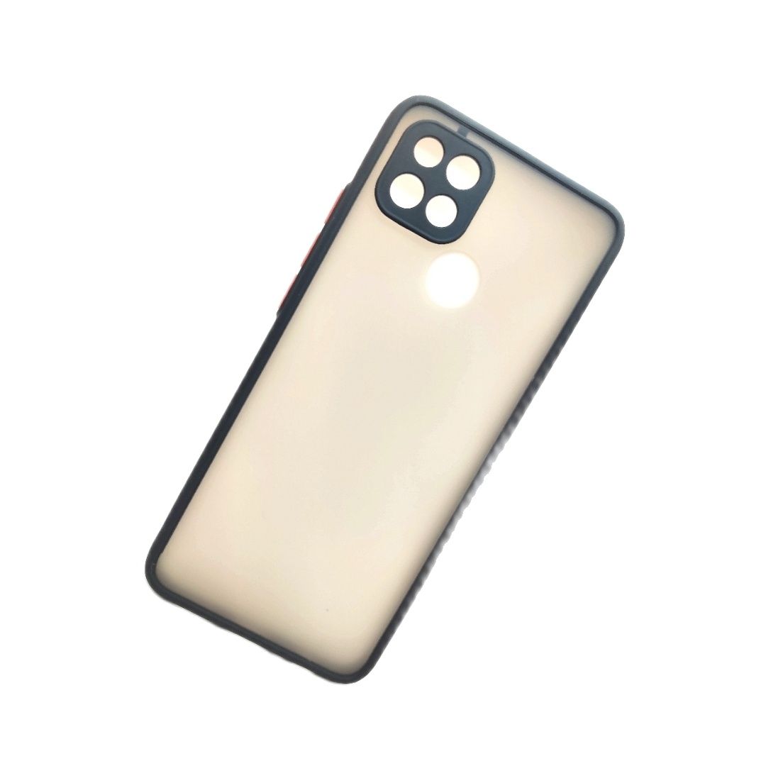 Oppo F19 Semi Hard Border Cover