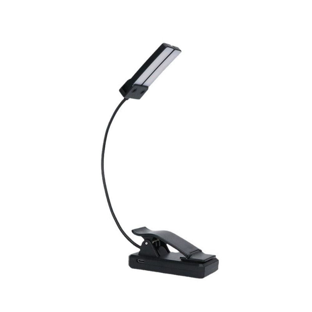 Durable Black LED Clip Light USB Rechargeable Portable Music Stand Light With 18 Lights Music Sheet Lamp Bedroom
