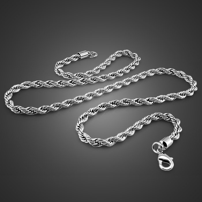 【New arrival】Men's Street Hip Hop Woven Long Necklace Popular Fashion Trendy Men's Jewelry One Piece