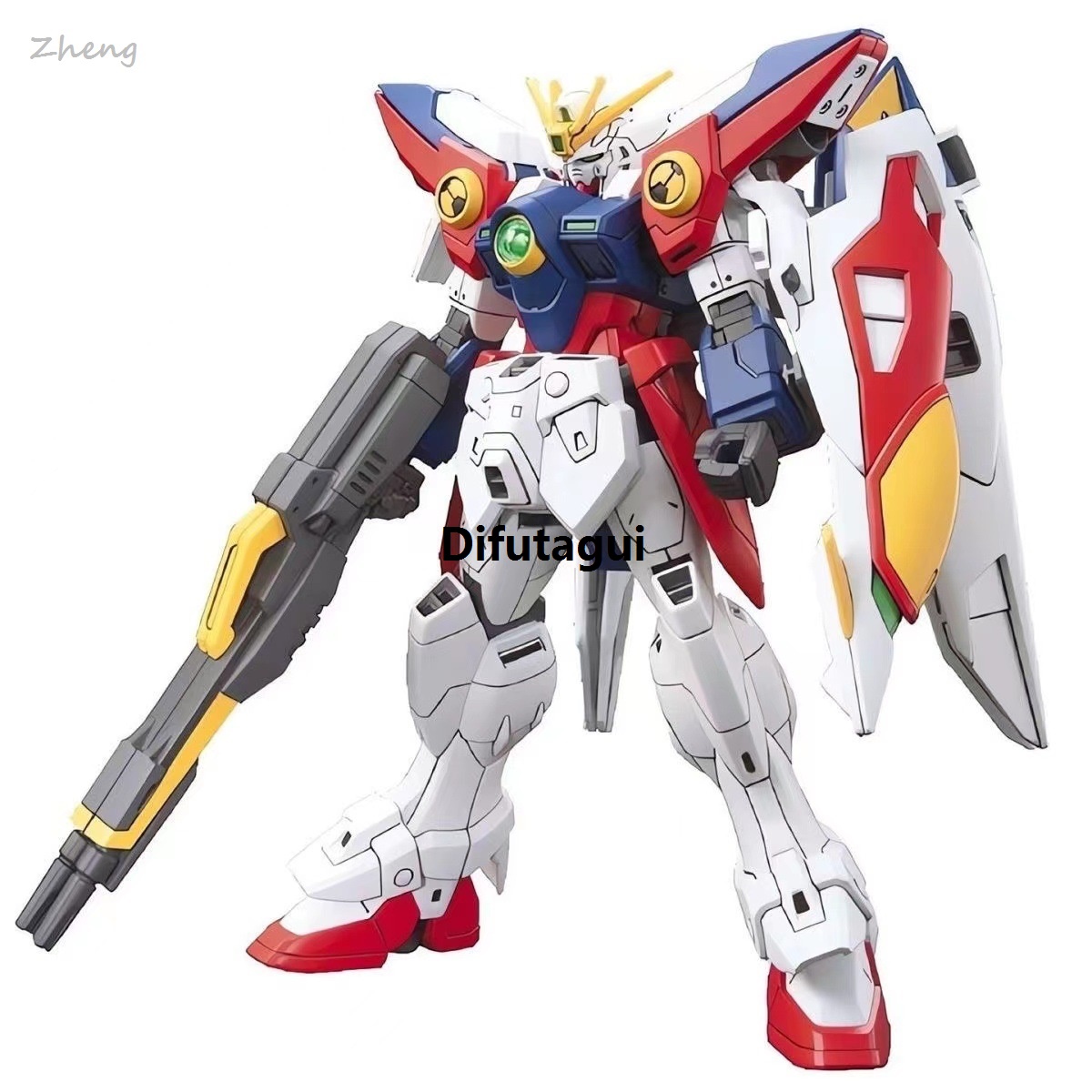 Difutagui Zheng Anime Figure figure HG flying wing 1/144 assembly model figure 【2025 Version】 Hot Selling gift EW flying wing mecha warrior robot desktop ornament