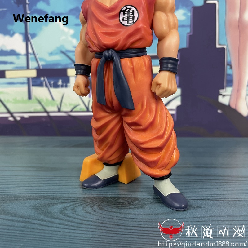 Wenefang 18cm Dragon Ball Z Anime Figures Super Krillin PVC Action Figures Hot Selling Model Desktop Decoration Collection Toys For Kids Gifts