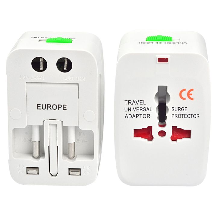Universal Travel Plug Adapter Converter With Universal Socket