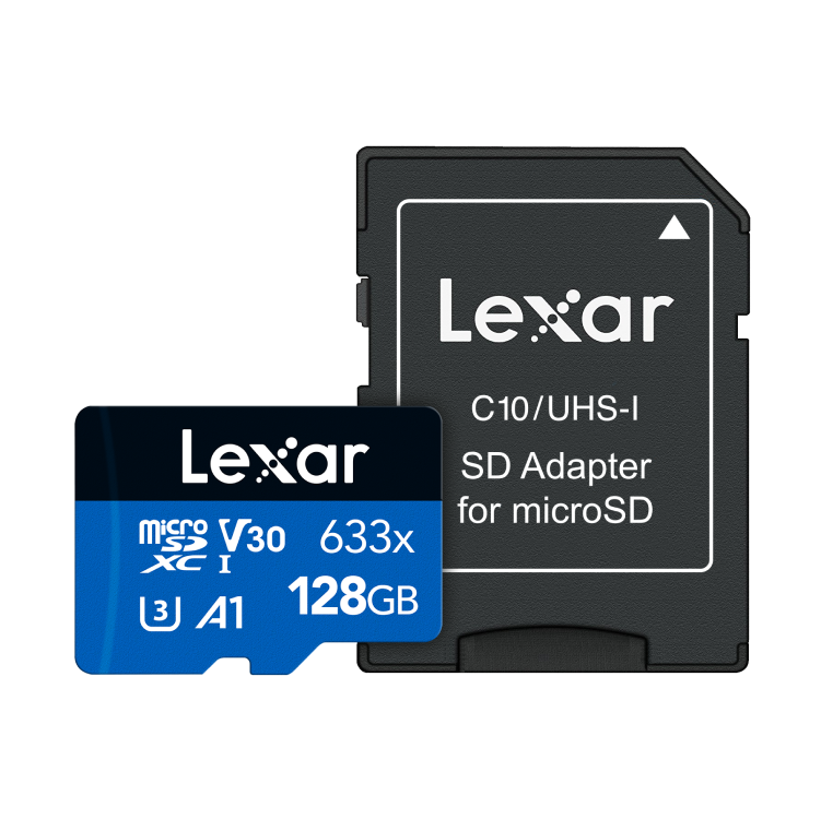 Lexar 128GB 633x UHS-I microSDXC Memory Card - BLUE Series LSDMI128BBNL633A