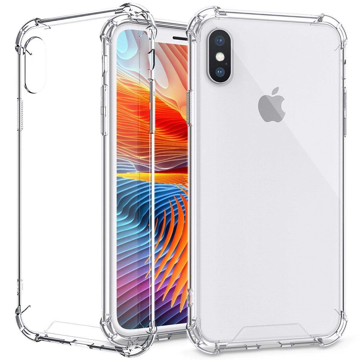 iPhone X/XS/XS Max Transparent Protection Back Cover Heavy Duty Protection Transparent Phone Back Cover