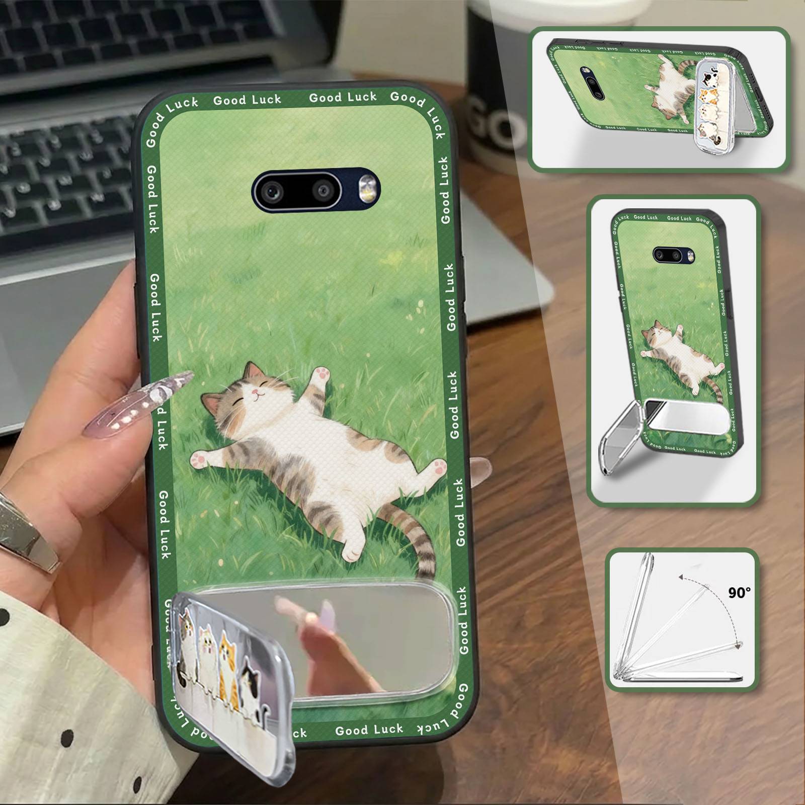 3D Soft case Phone Case For Wiko Sunny5 Phone Pouch Anti-knock Waterproof Full wrap Makeup Mirror Embroidery TPU Plush