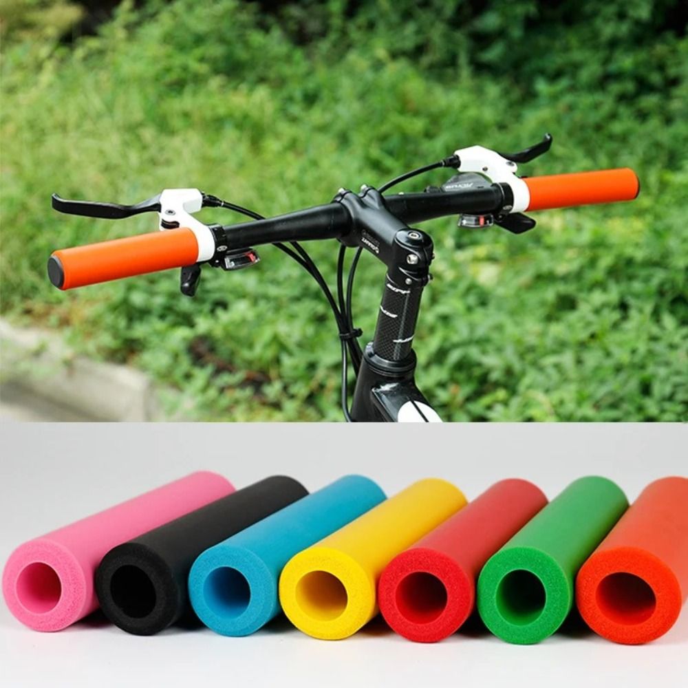 2Pcs Durable Soft Silicone Bicycle Handlebar Grips Anti-slip Strong Support Grips MTB Grip Bicycle Grips