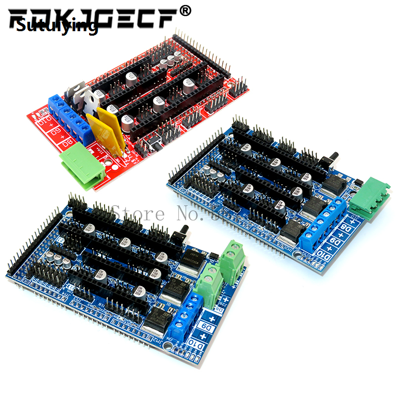 Sutuiying RAMPS 1.4 1.5 1.6 Panel Part Motherboard 3D Sales promotion Printers Parts Shield Red Black Controls