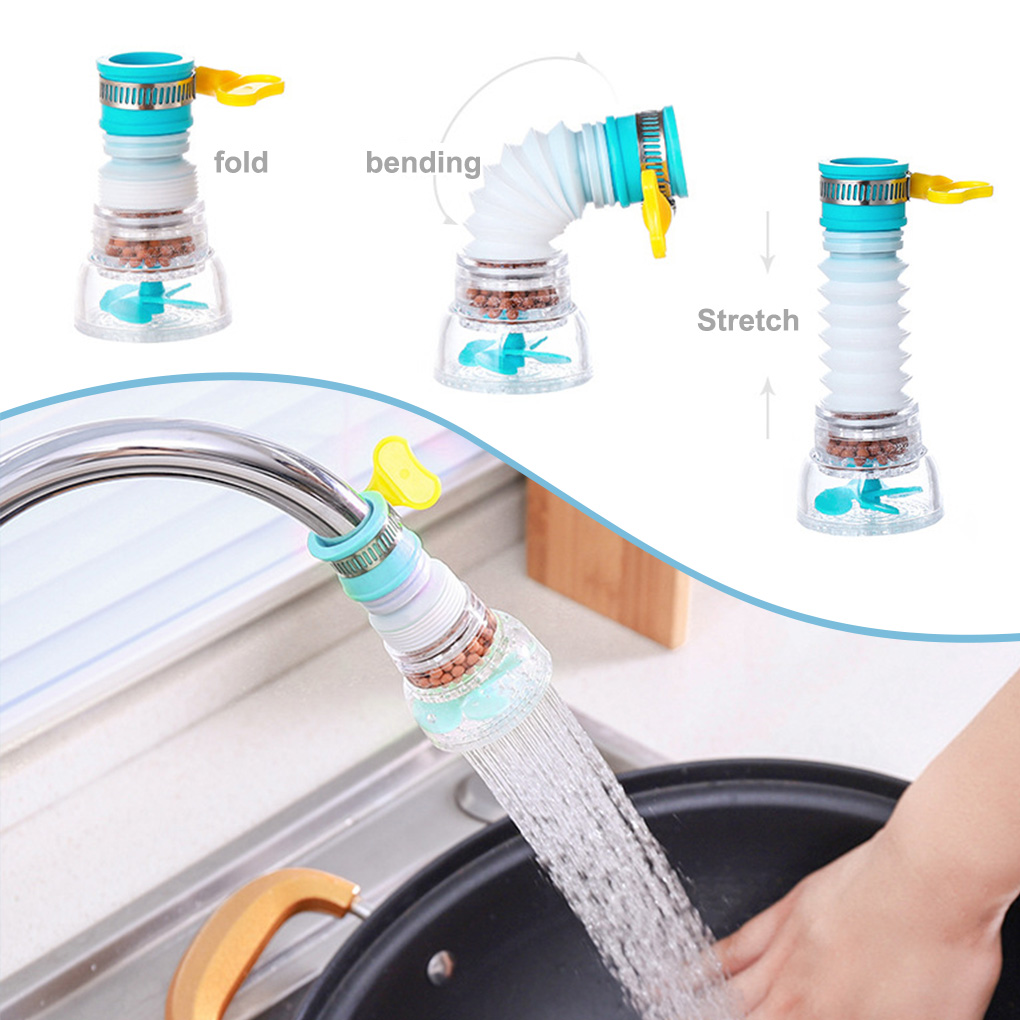 360 Degree Swivel Kitchen Faucet, Hand Washing Faucet Extender Rotating Faucet Aerator, Tap Water Sprayer