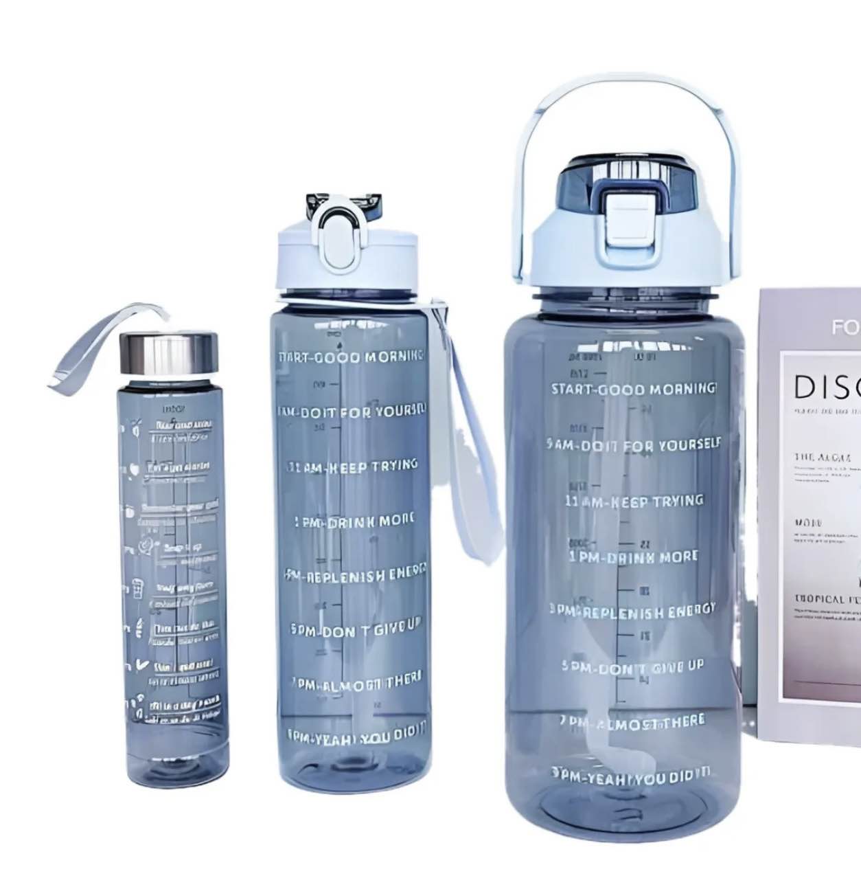 Transparent 3 in 1 Bottle