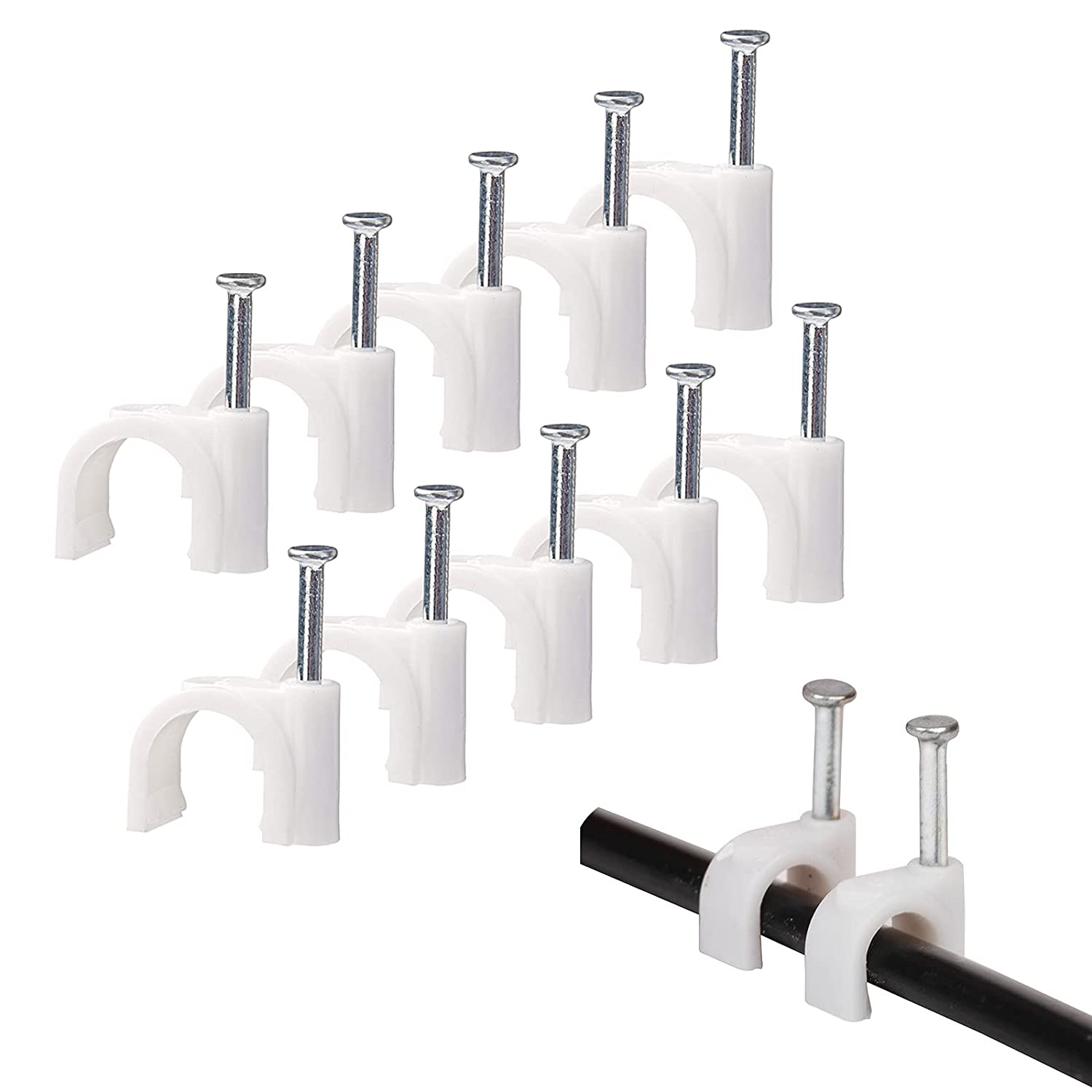 Wire Clip 100 Pcs In Pkt 8 mm