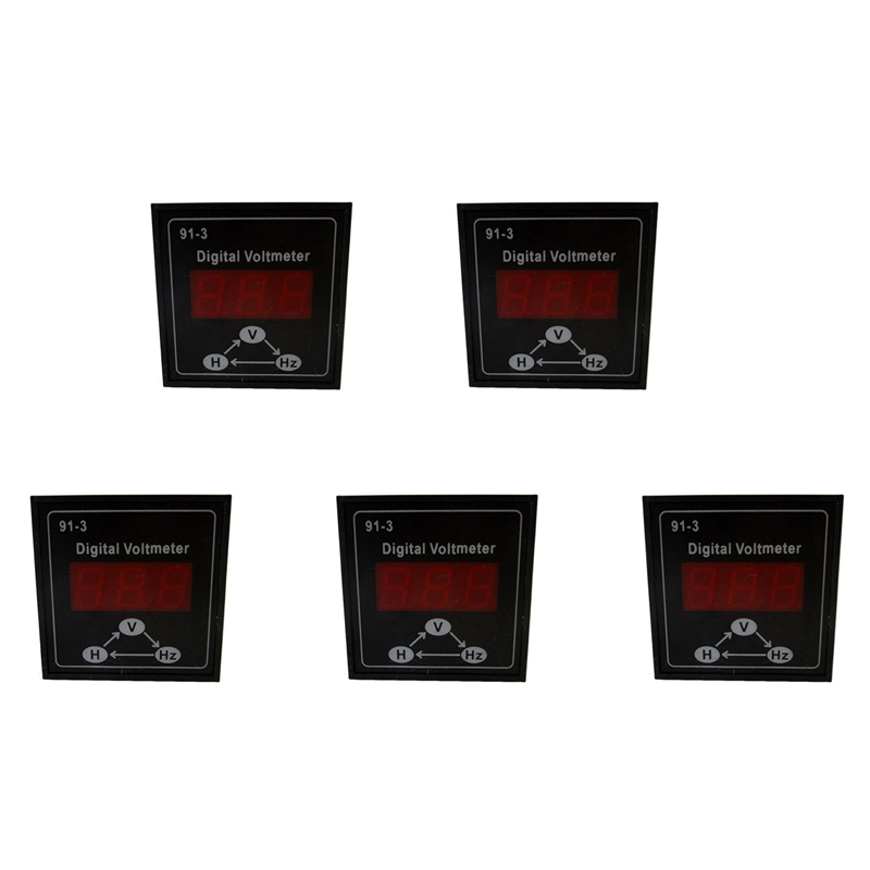 ARELENE 5X 91-3 Digital Voltmeter for Gasoline Generator Accessories 220V 380V Single Phase 3 Phase Voltage Meter