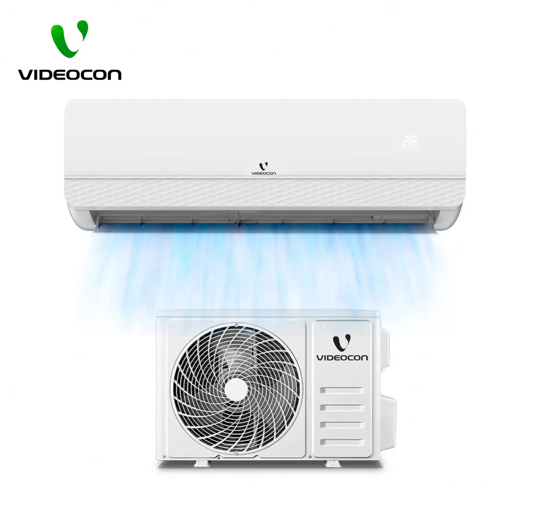 Videocon 1.00 Ton Air Conditioner Cooling + Heating with WIFI , 4D Swing, Golden Fin, R32 Gas