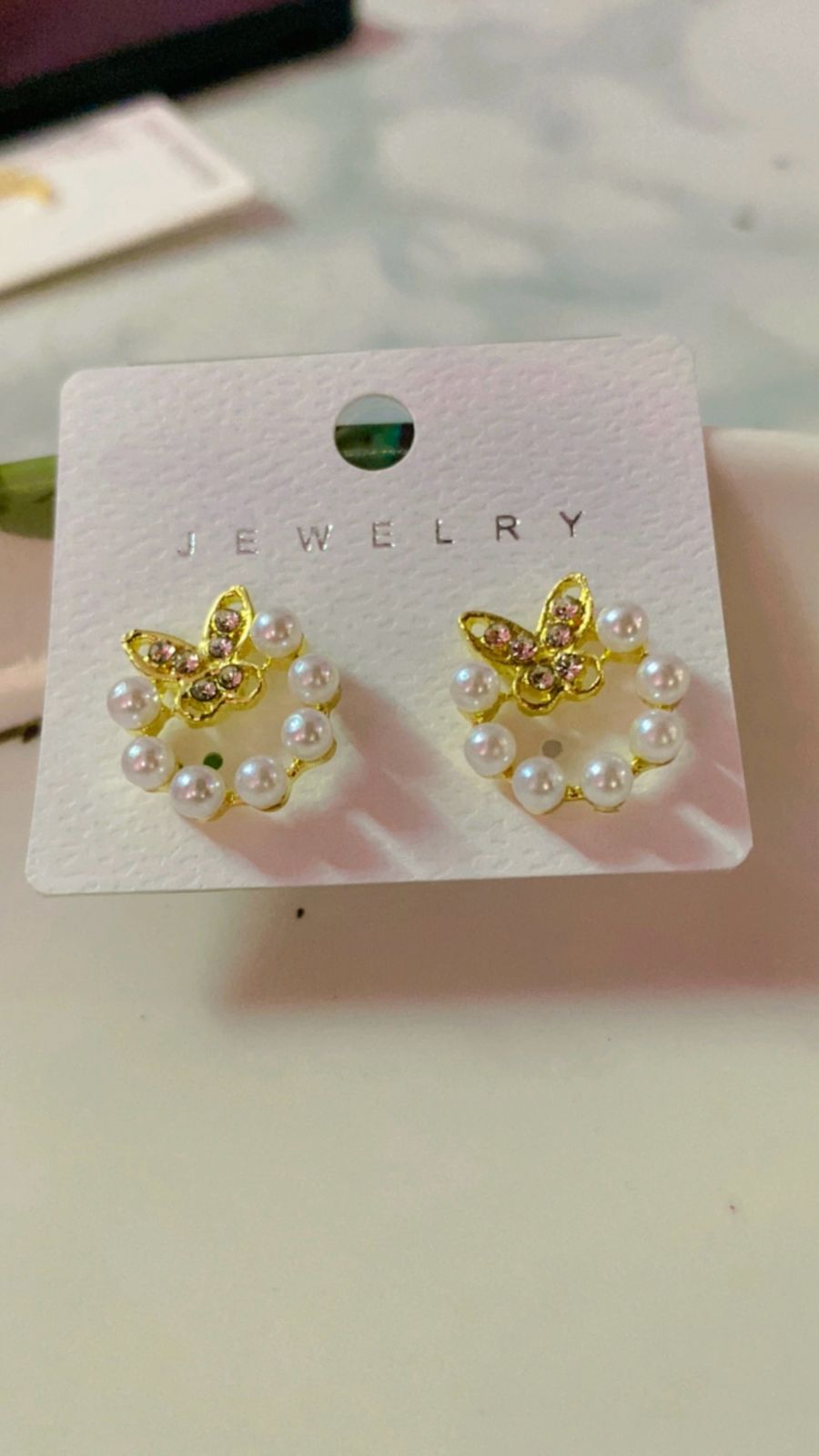 Bow Knot Pearl Earring For Women set 1