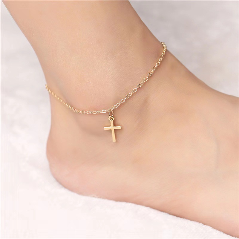 【New Arrivals】European and American Foreign Trade Foot Summer Personality All-match Popular Foot Women's Simple Cross Foot Fashion