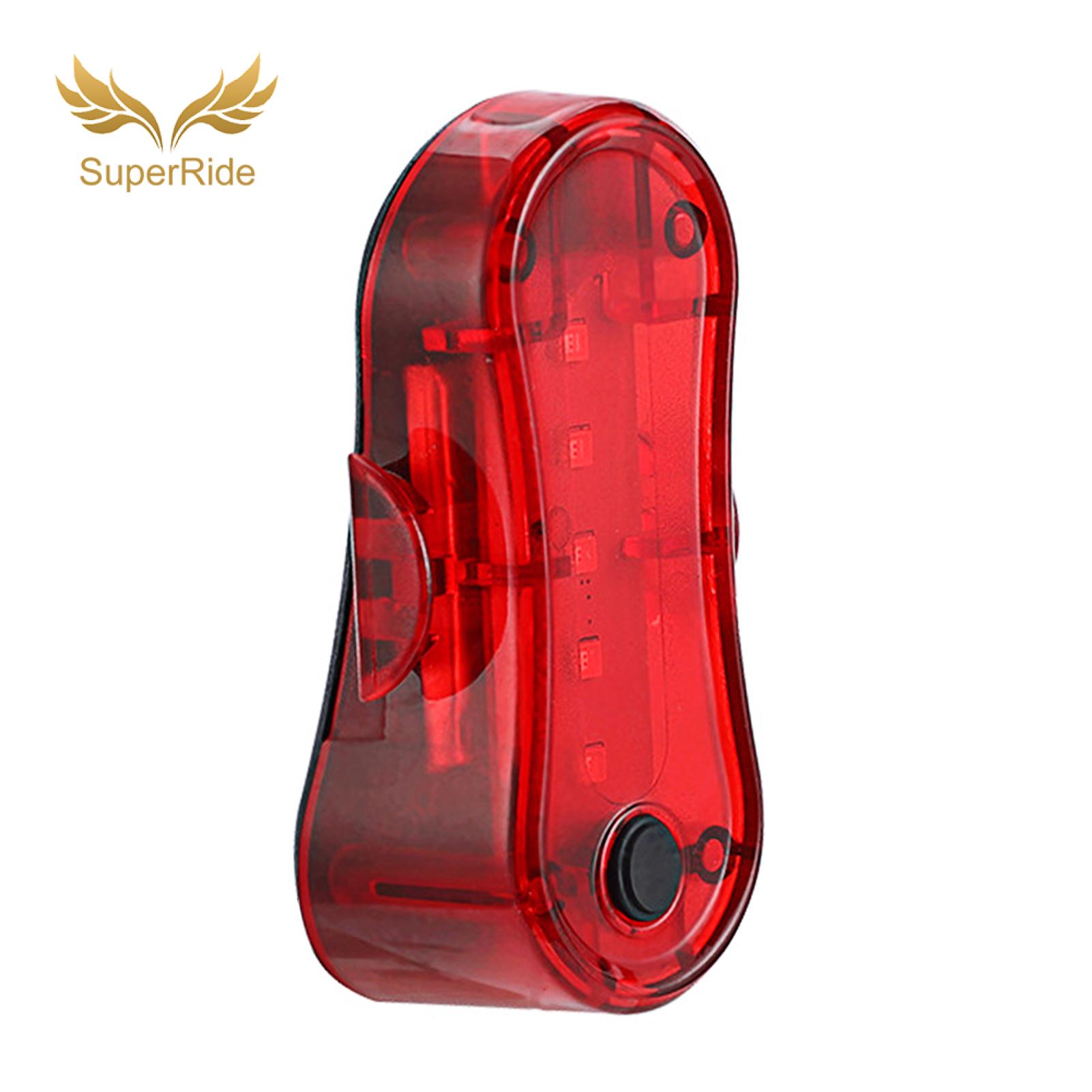 SuperRide Rain-resistant Bicycle Tail Lamp Usb Rechargeable Bike Tail Light for Night Rid Safety Waterproof Led Rear Lamp for Mtb Road