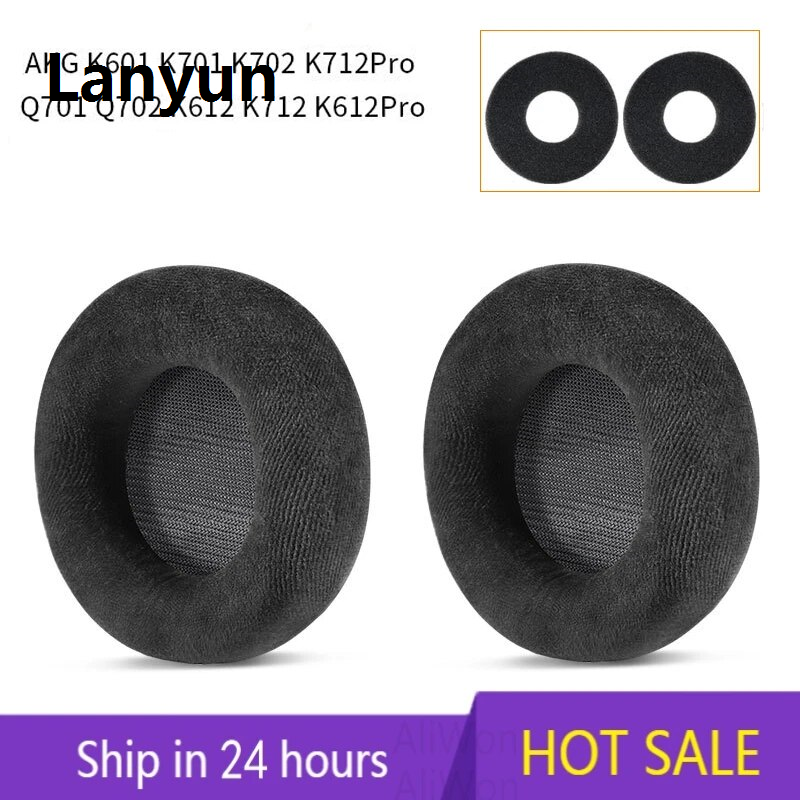 Lanyun Ear Pads for AKG K701 K702 Q701 Q702 K601 k612 k712 pro Headset 2025 New Replacement Earmuff earpads Cup Pillow Cover Velour Cushion