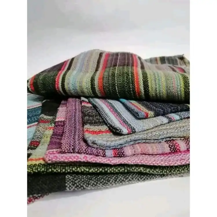 4 Pieces Reusable Cotton Kitchen Dish/Tea/Dish Cleaning Towels with Vintage Design Decor Super Absorbent Cotton