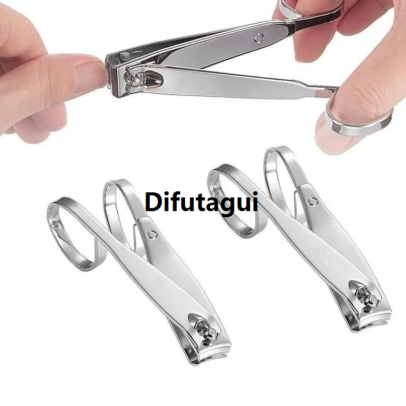 Difutagui 7.5 * 2.3cm Creative New Creative Carbon Steel Nail Clipper Cutter 2025 New Cleaning Pedicure Nail Tool Professional Manicure Trimmer
