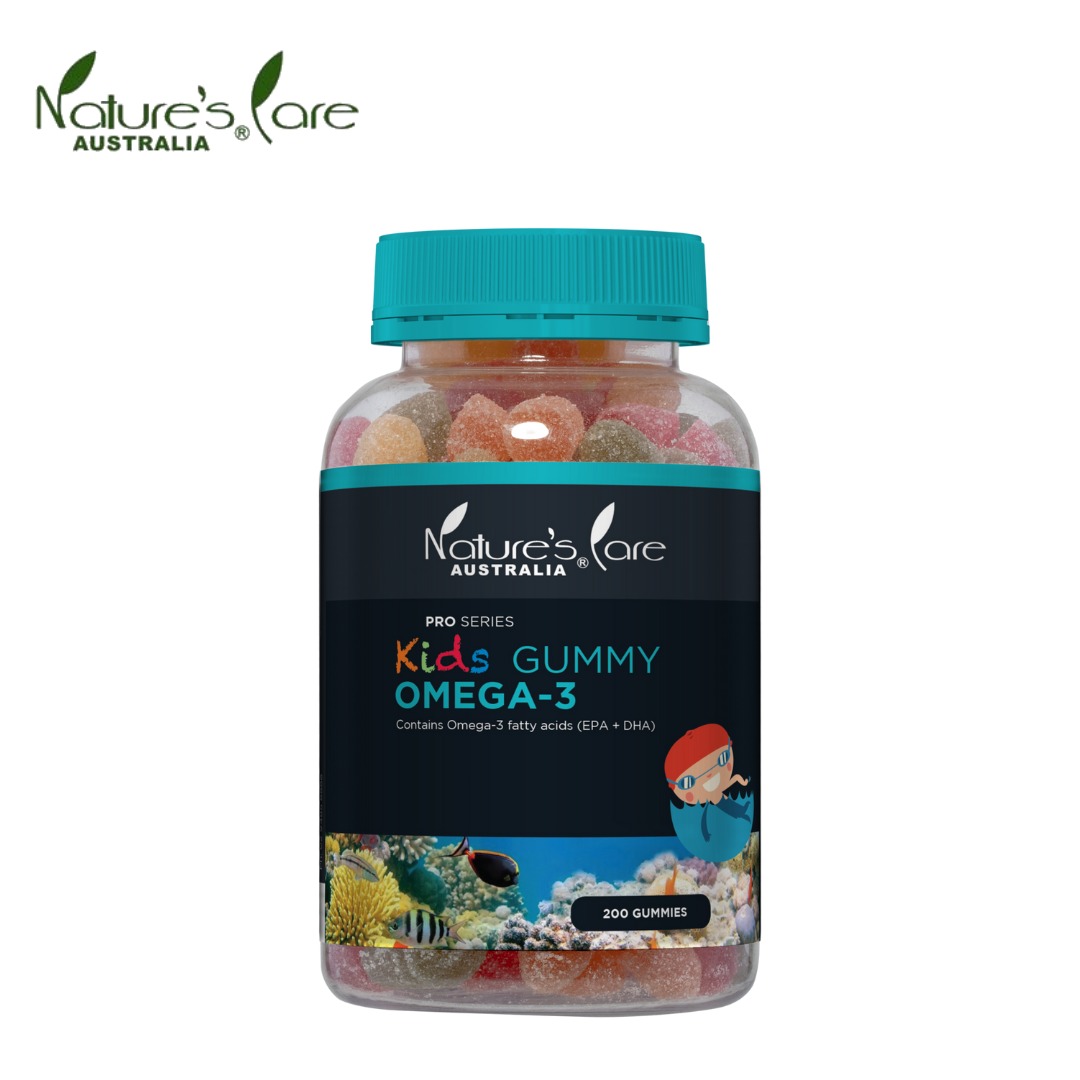 Nature's Care Australia Kid's Gummy Omega 3, 200 Gummies