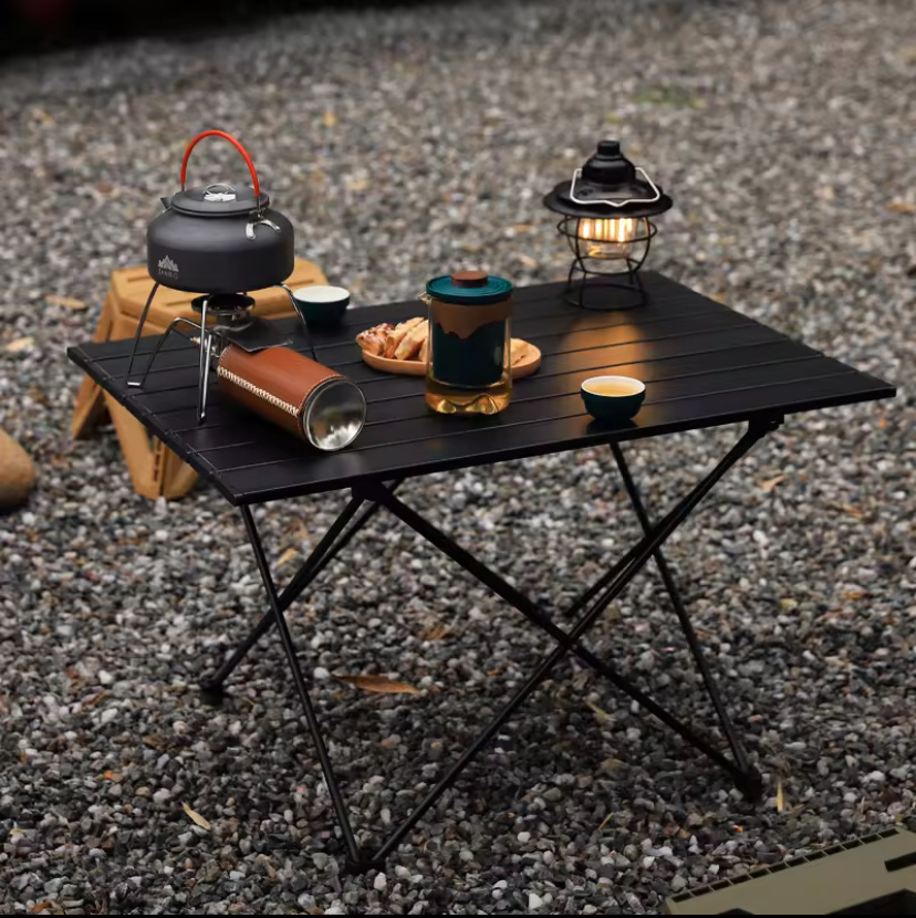 Outdoor Portable Camping Foldable Desk for Picnic Camping Barbeque Room Simple Leisure Table