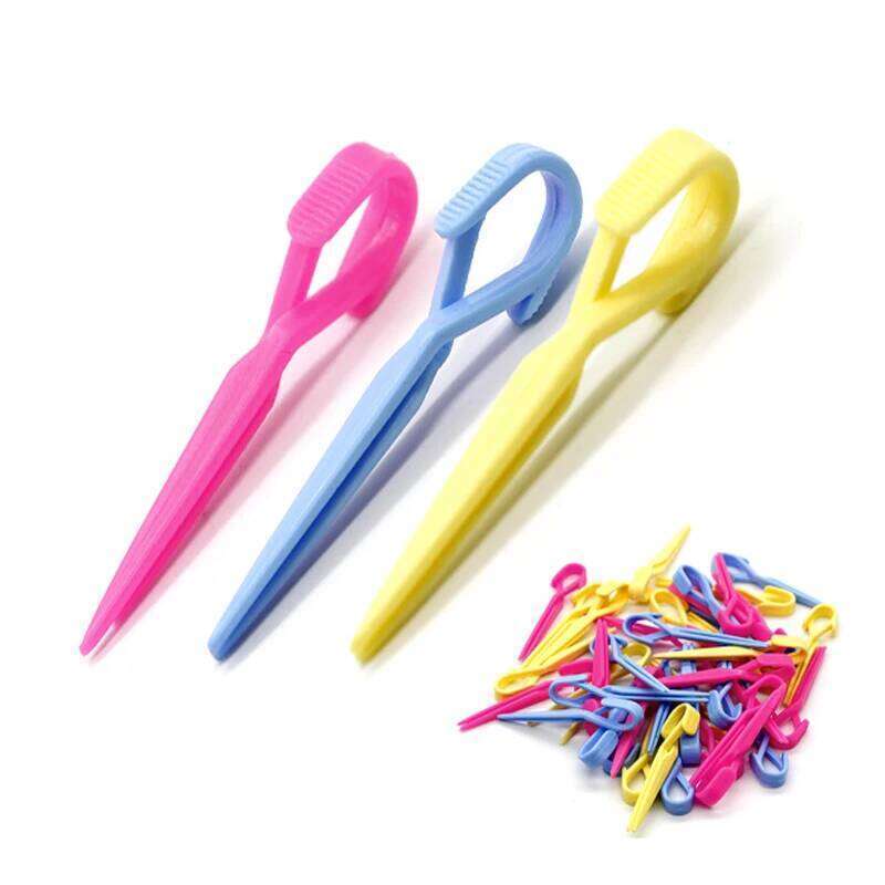 50 PCS/Bag Small Size Salon Hairdressing Dragon Professional Section Hair Styling Clips Plastic Multicolor Mixing Hairpins