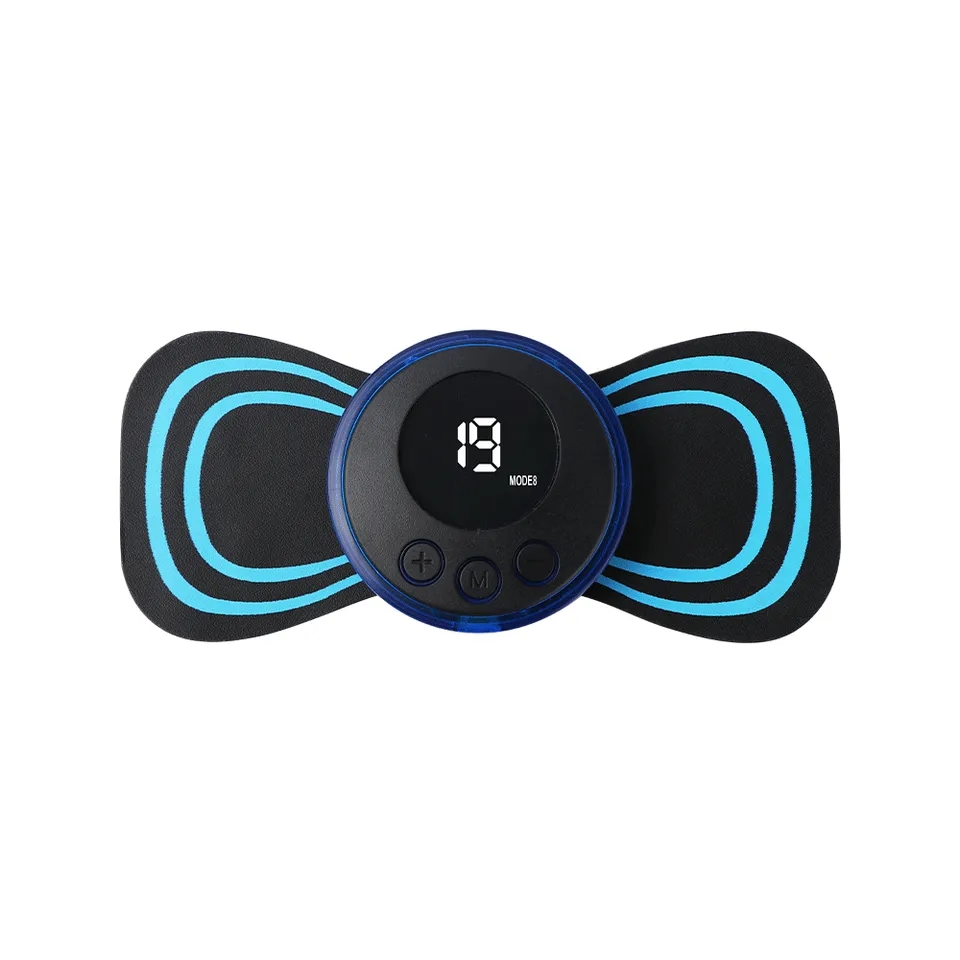 Body Massager Wireless Portable Neck Massager With 8 Modes and 19 Strength Levels Rechargeable Pain Relief EMS Massage Machine By Khopo Traders