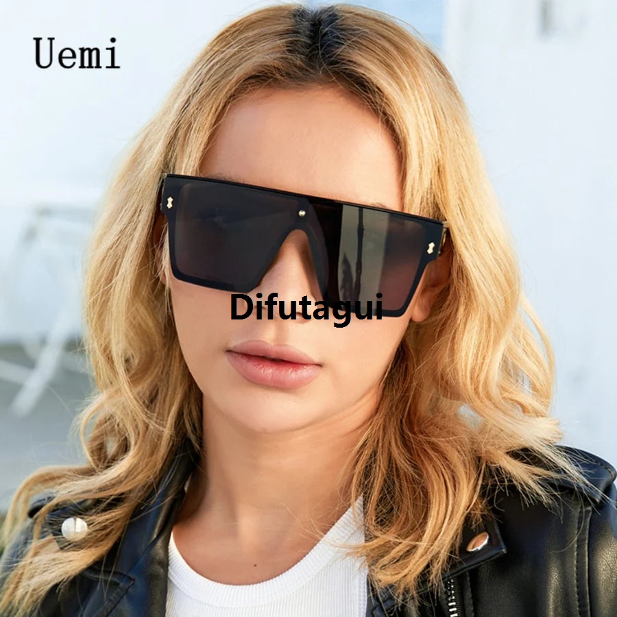 Difutagui Fashion New Fashion Square Sunglasses For Women Men Oversized Frame 2025 New With D Luxury Brand Disigner 2021 Sun Glasses UV400 Wholesale
