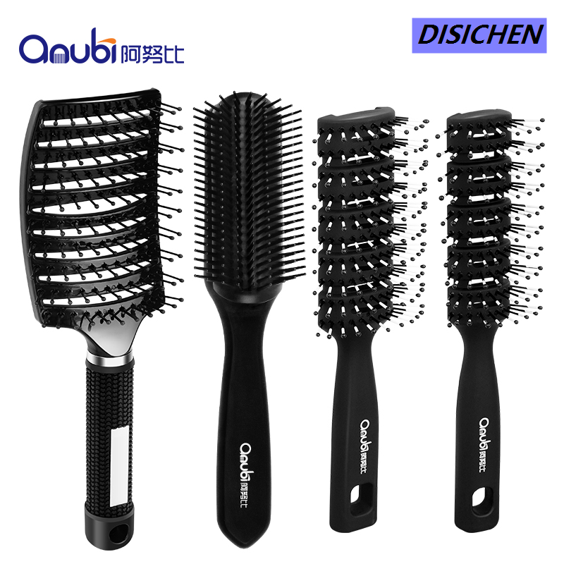 DISICHEN 【The Edge of Beauty】New Curly hair comb men' pecial retro oil head big texture tyling comb nine-row comb big-tooth comb