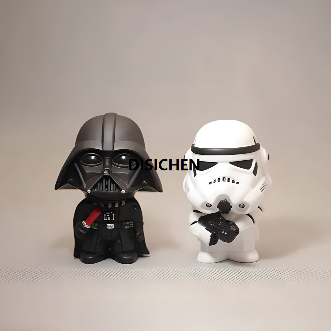 DISICHEN Hasbro Star Wars Movie 10cm Dark Trooper Black Soldier Stormtropper Anime Action Figure Mini Toys Model For Children Gift Original