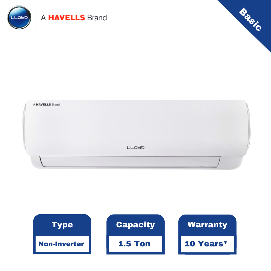 Lloyd (A Havells Brand) Split Normal Basic AC - 1.5 Ton
