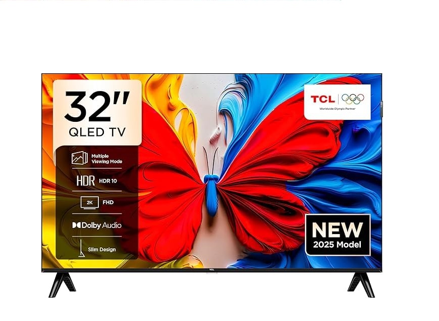 TCL(32 inches) S5KSeries Full HD Smart QLED Google TV 32S5K- 2025 Model