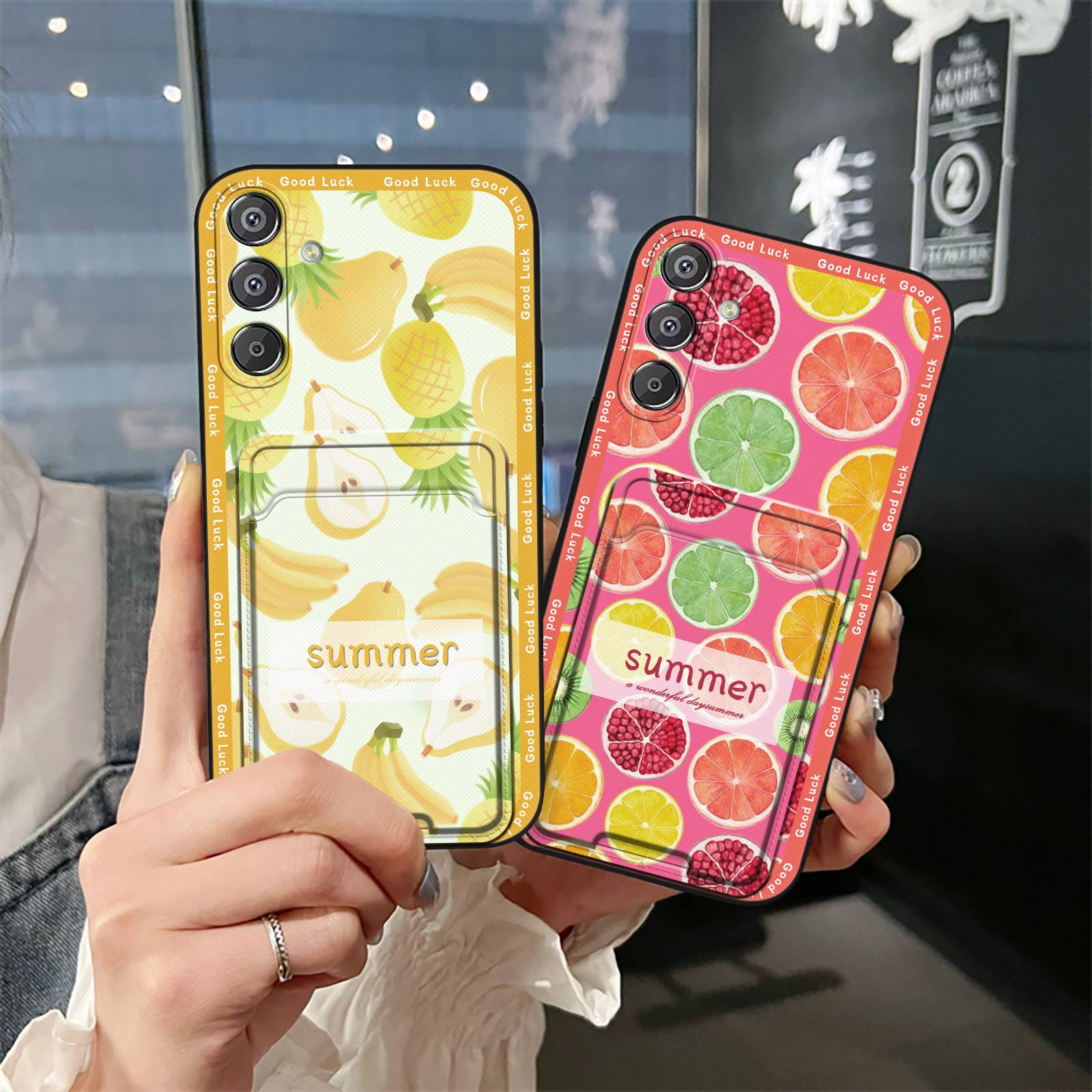 Card bag Waterproof Phone Case For Samsung Galaxy F15 5G/M15 5G/SM-M156B/E156B TPU Silicone Durable Soft case Graffiti