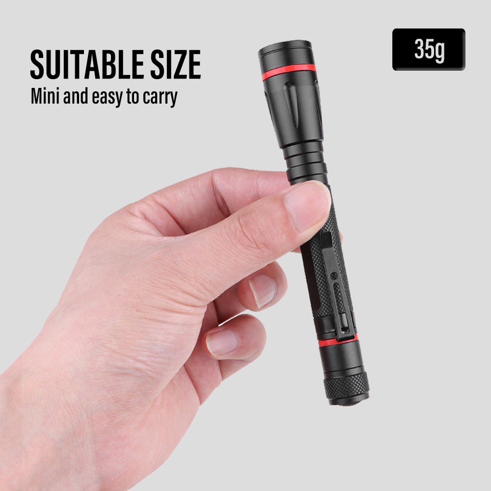 Fashion Mini LED Flashlight Portable PenLight with Premium XPE Wick Waterproof Torch Using AAA Battery for Emergency, Camping, Outdoor