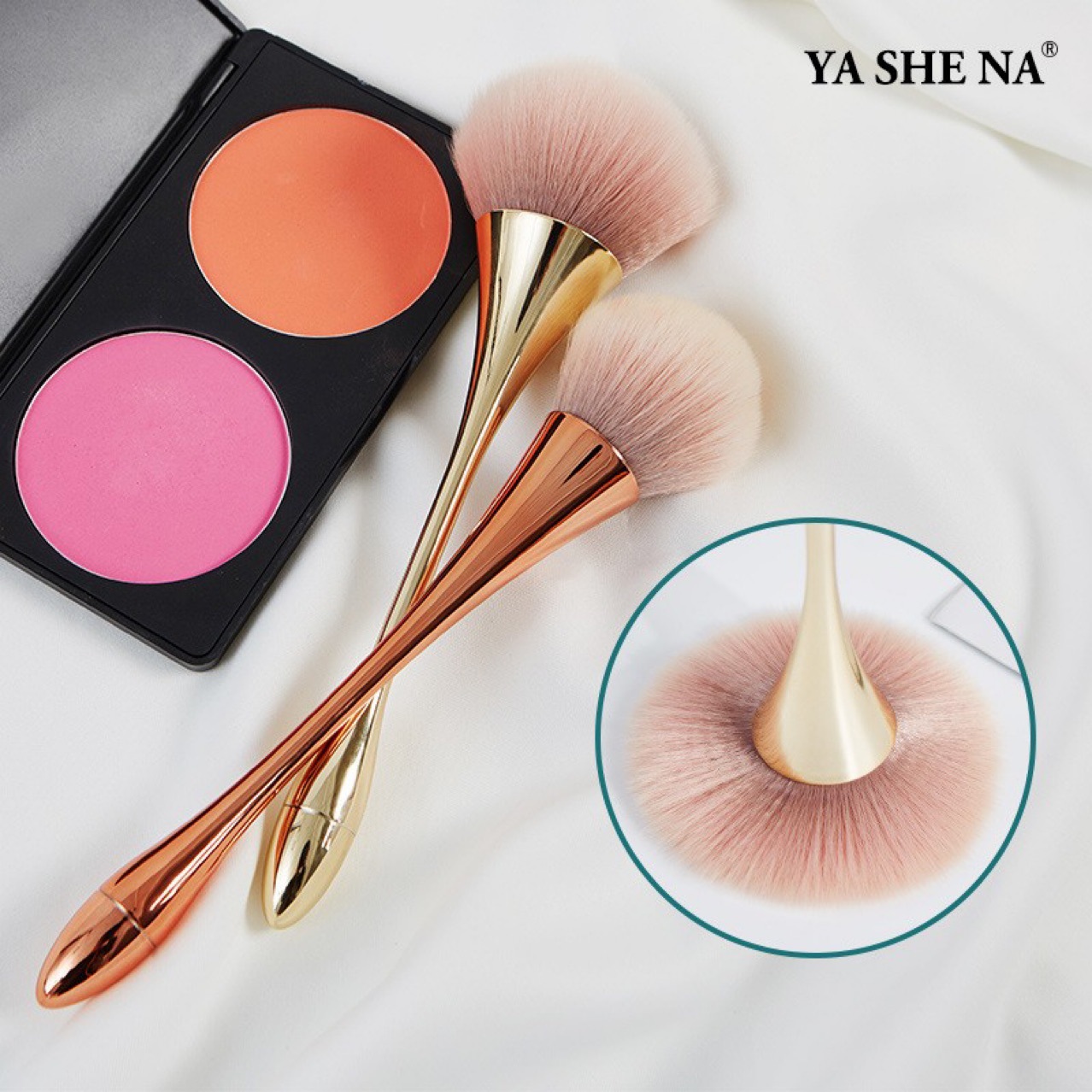 Tools Nail Art Girls Ladies Brush Professional Pink Glitter Fluffy Soft Big 1pc Nail Dust Cleaning Brush DIY Makeup Beauty