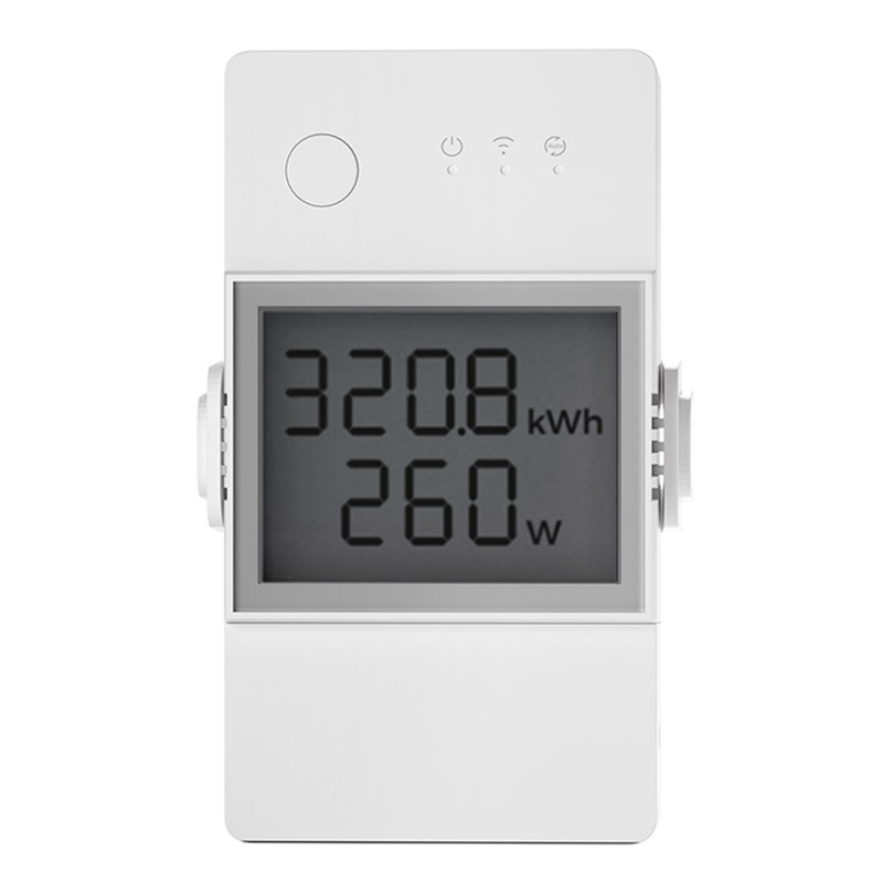 POW Elite 16A Wifi Smart Meter Switch Voltage, Current, LCD Display